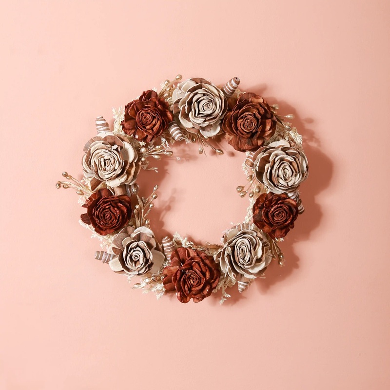 Natural Eco Flower Wreath Garland