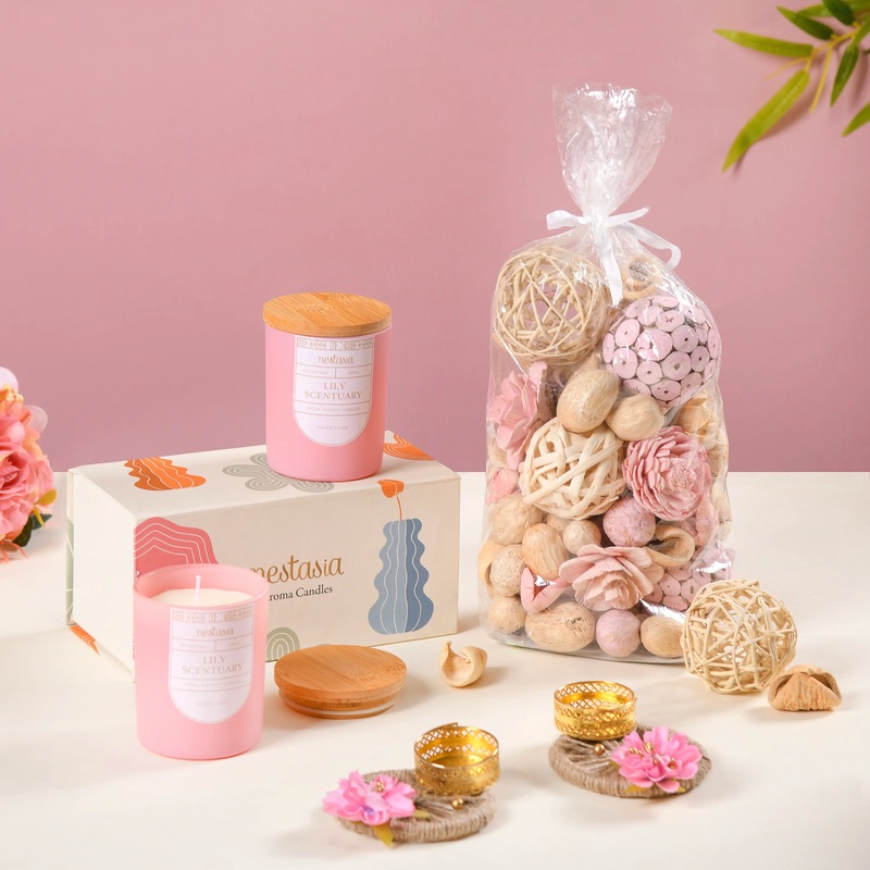 Scented Candles & Potpourri Gift Set of 5