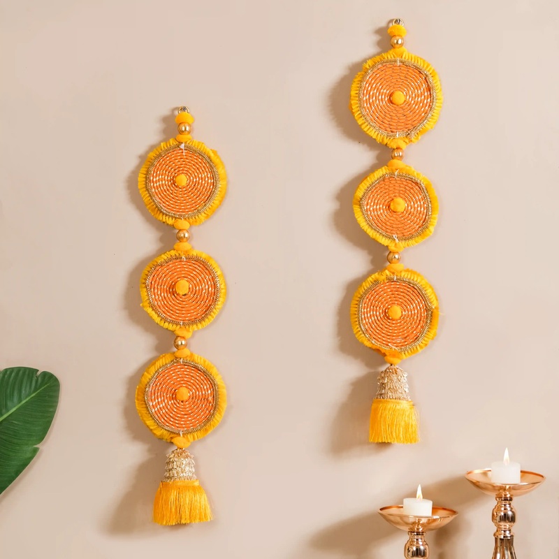 Sustainable Handcrafted Wall Hanging Set of 2