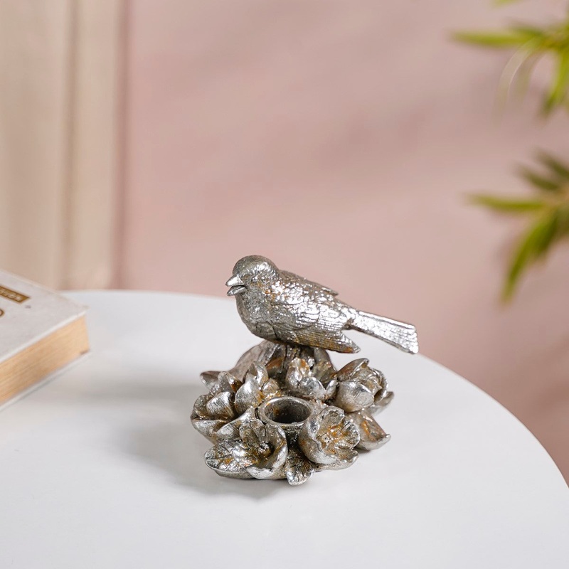 Bird On Branch Candle Stand