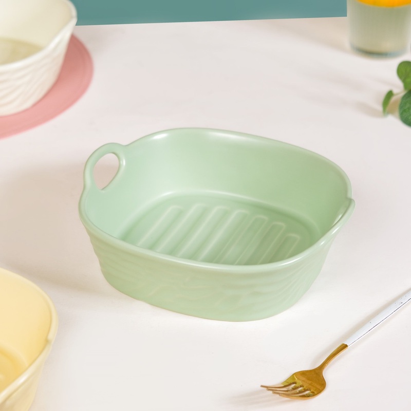 Sage Green Large Ceramic Serving Bowl 800 ml
