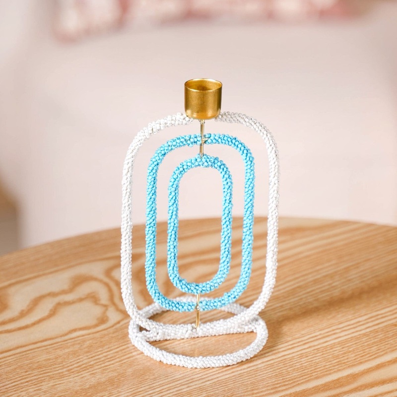 Embellished Candle Stand For Home Decor