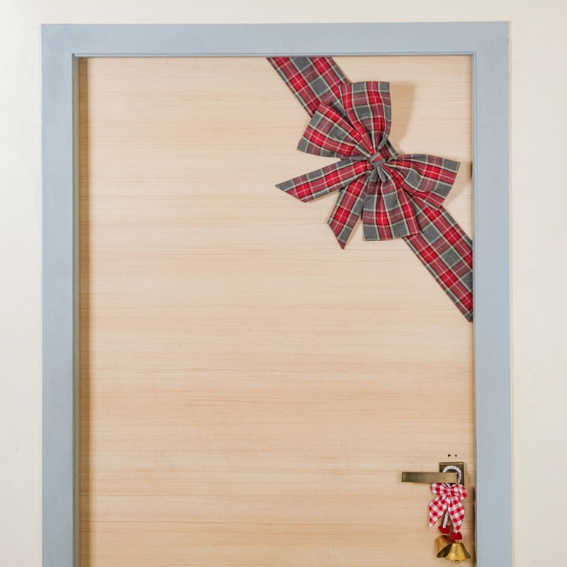 Gift Bow Festive Door Decor