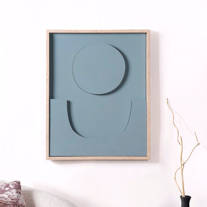 3D Framed Artwork For Accent Wall Decor 20x16 Inch