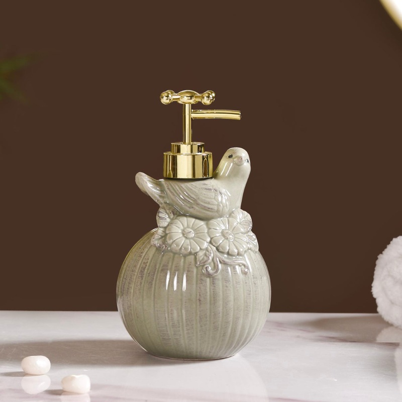 Bird Shape Liquid Soap Dispenser Grey