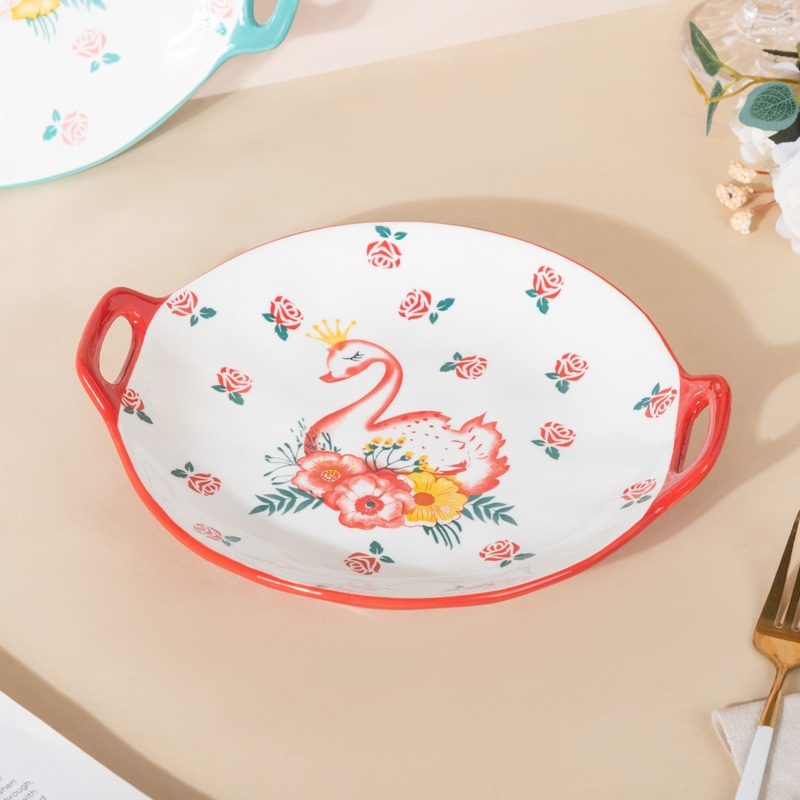 Swan Round Dish