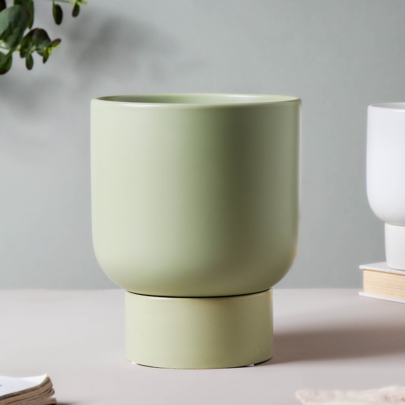 Glazed Flower Planter