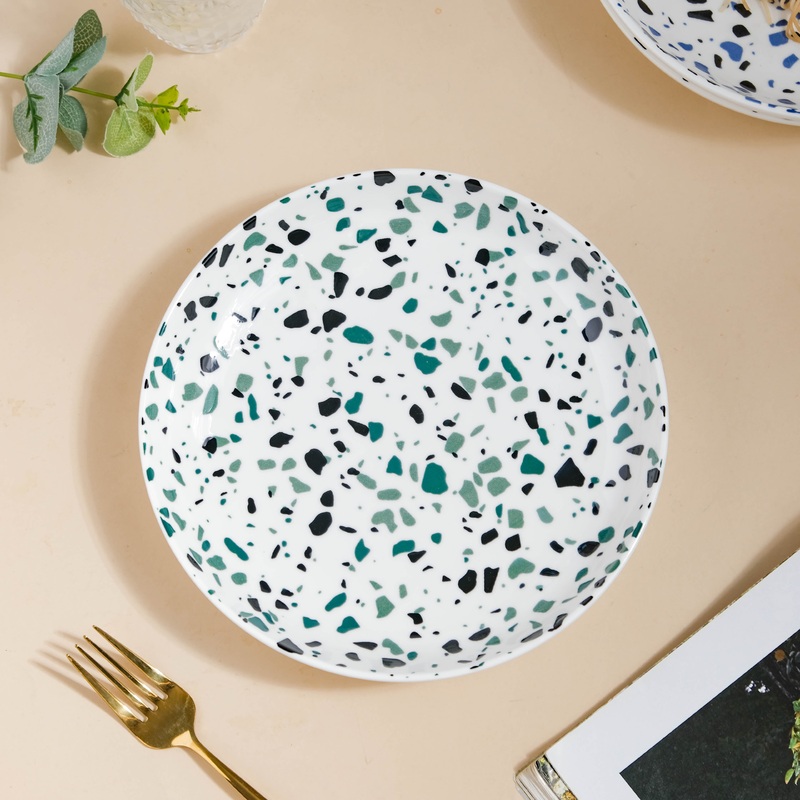 Mosaic Plate Dark Green