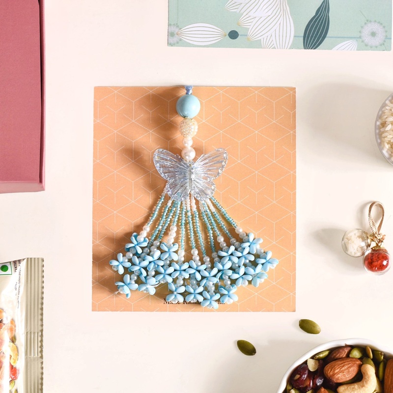 Butterfly Lumba For Sister Set Of 3 With Gift Box And Card