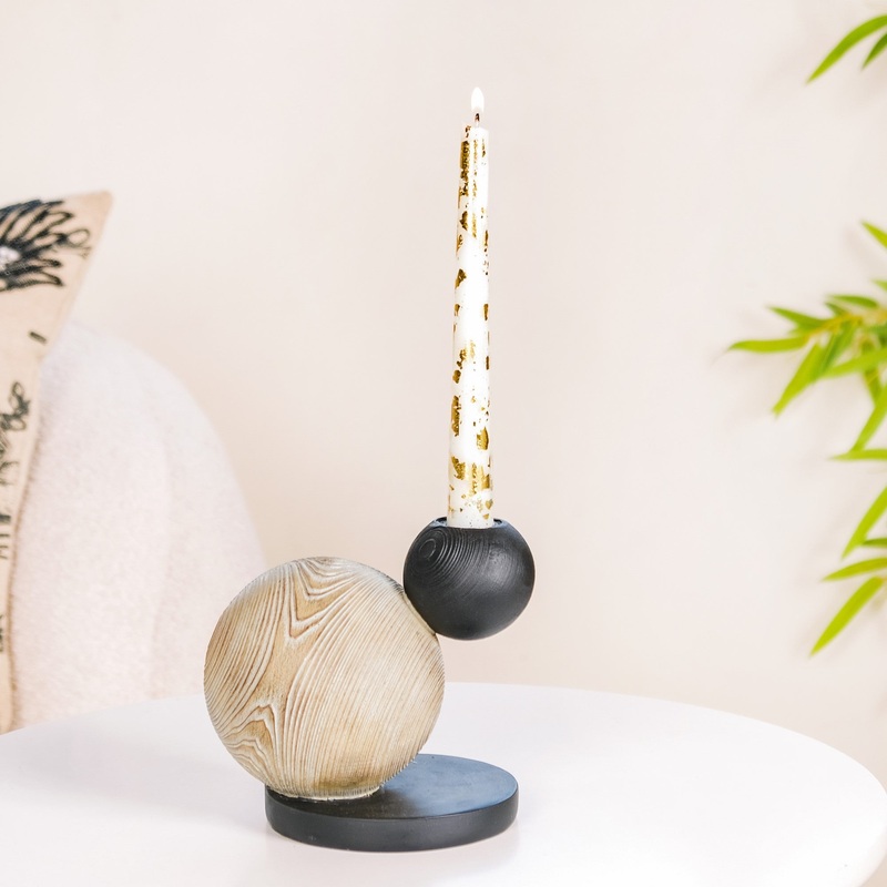 Celestial Modern Decor Candle Holder Showpiece
