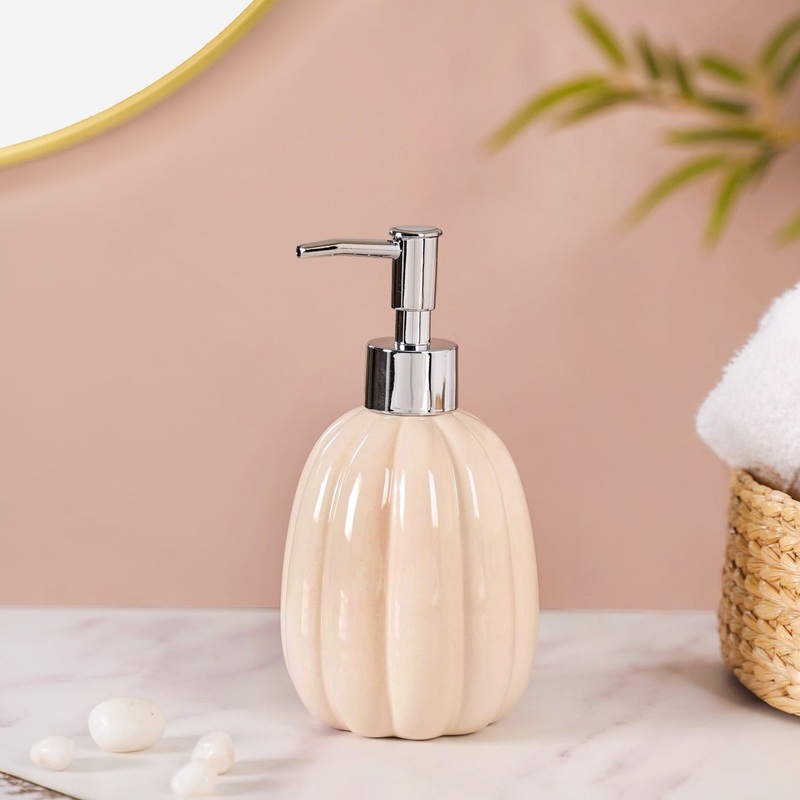 Glossy Handwash Dispenser Beige 400ml