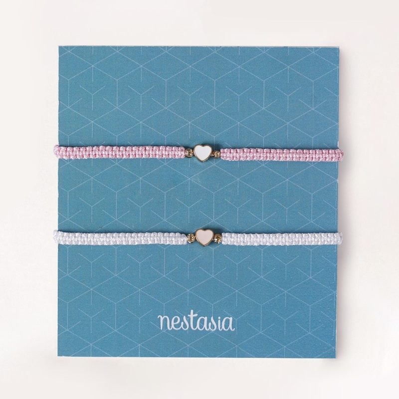Tiny Hearts Cutesy Bracelet Set Of 2