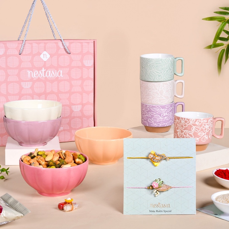 Pretty Pastel Rakhi Gift Hamper