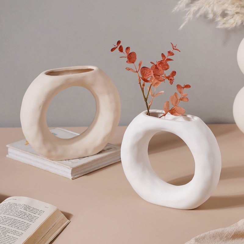 Textured Hollow Flower Pot