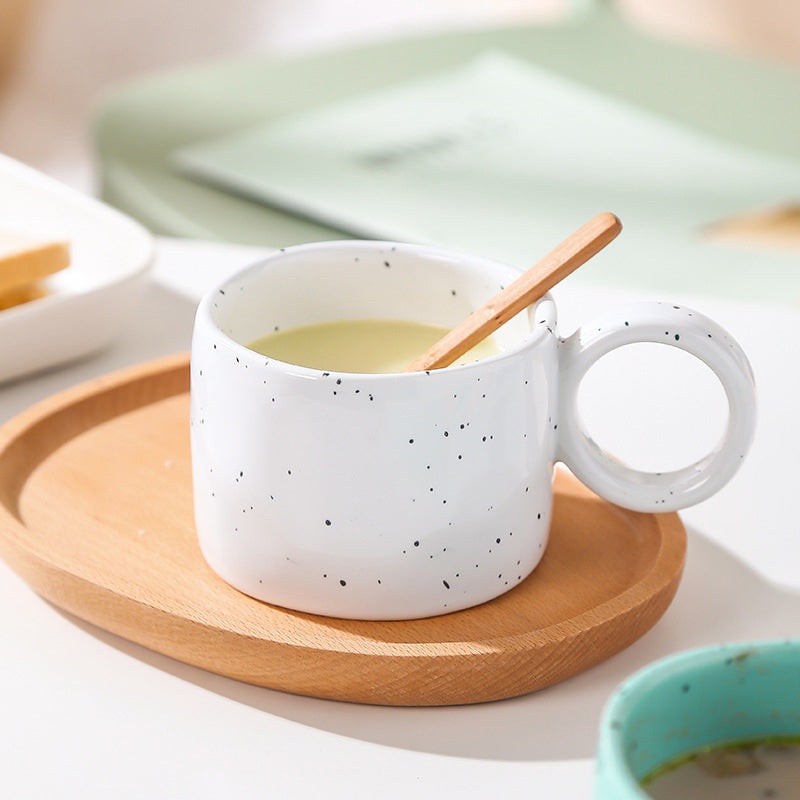 White Speckled Cup
