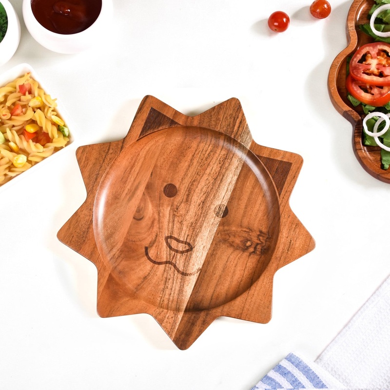 Lion Shaped Wooden Platter