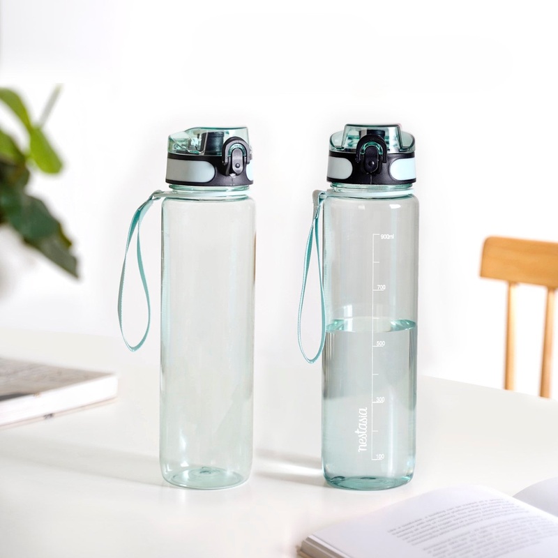 Aqualite Leakproof Sipper Bottle For Office Gym Set Of 2 Mint Frost 1000ml