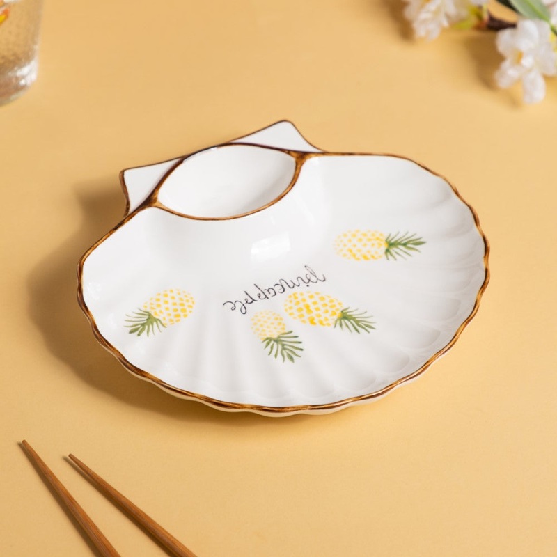 Seashell Snack Plate