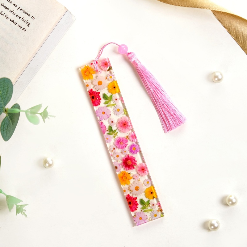 Petals And Pages Bookmark