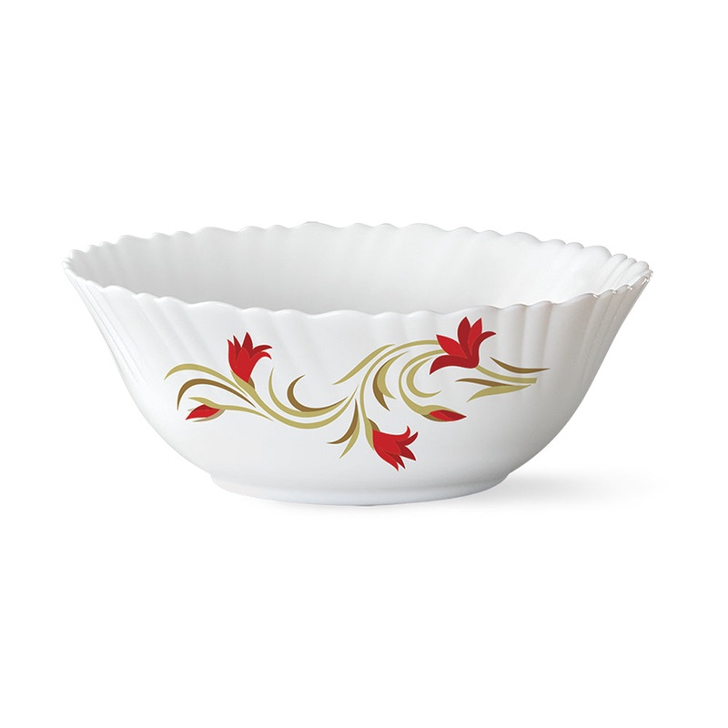 Red Lily Mini Serving Bowl 7"
