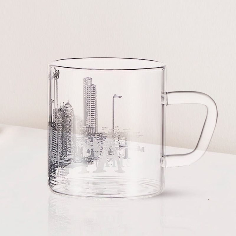 Roma Glass Mug, Set of 6, 190ml