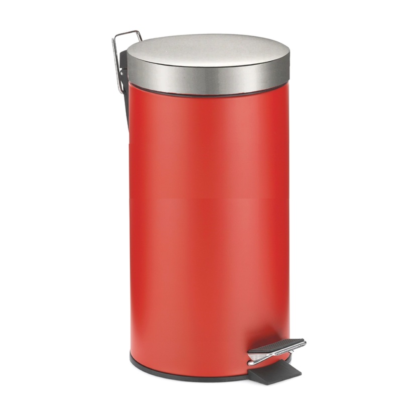 30 Litre Red Dust Bin