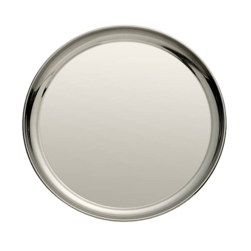 45cm Stainless Steel Round Serving Tray