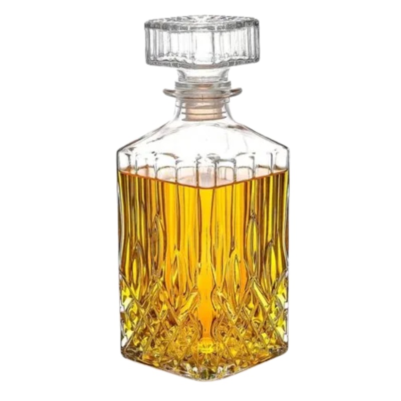 1 Litre Glass Whisky Bottle