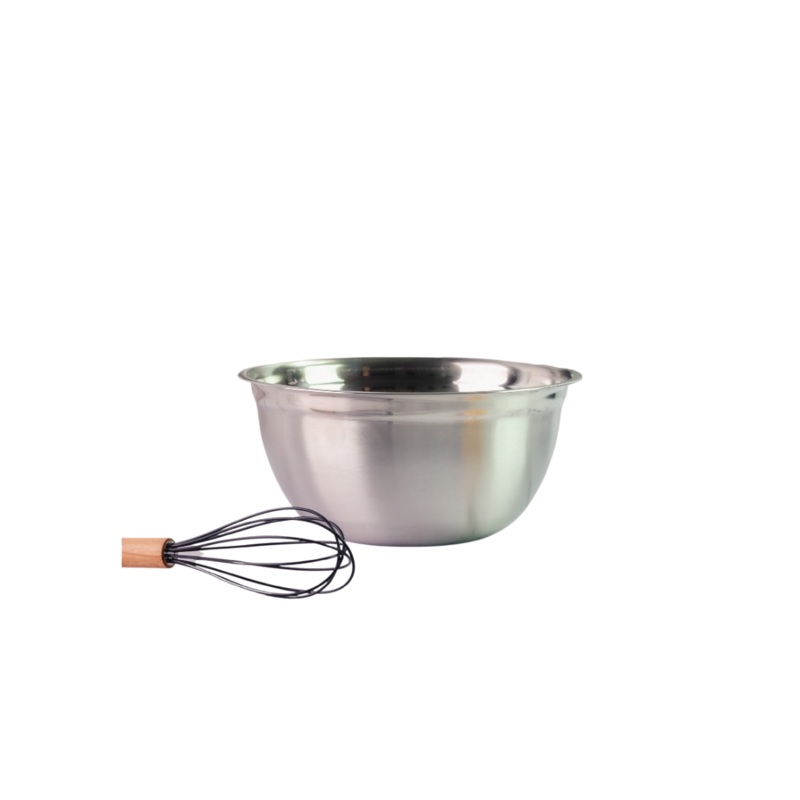 22cm Stainless Steel Round German Bowl
