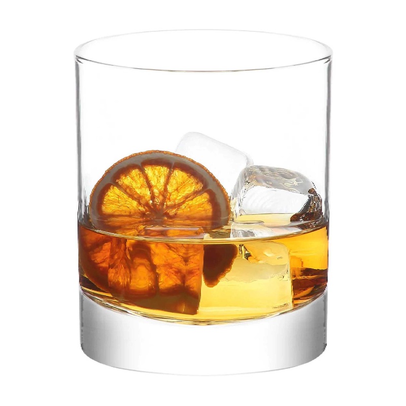 24 Piece 320ml ADA Clear Whisky Glass