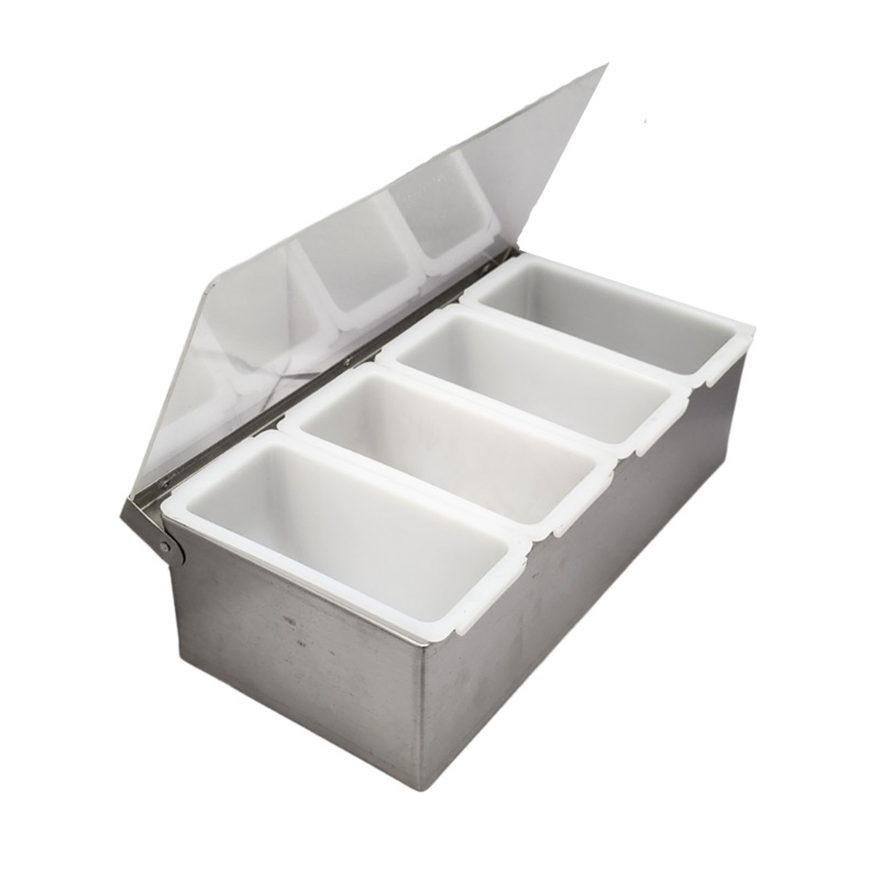 4 Insert Condiment Set