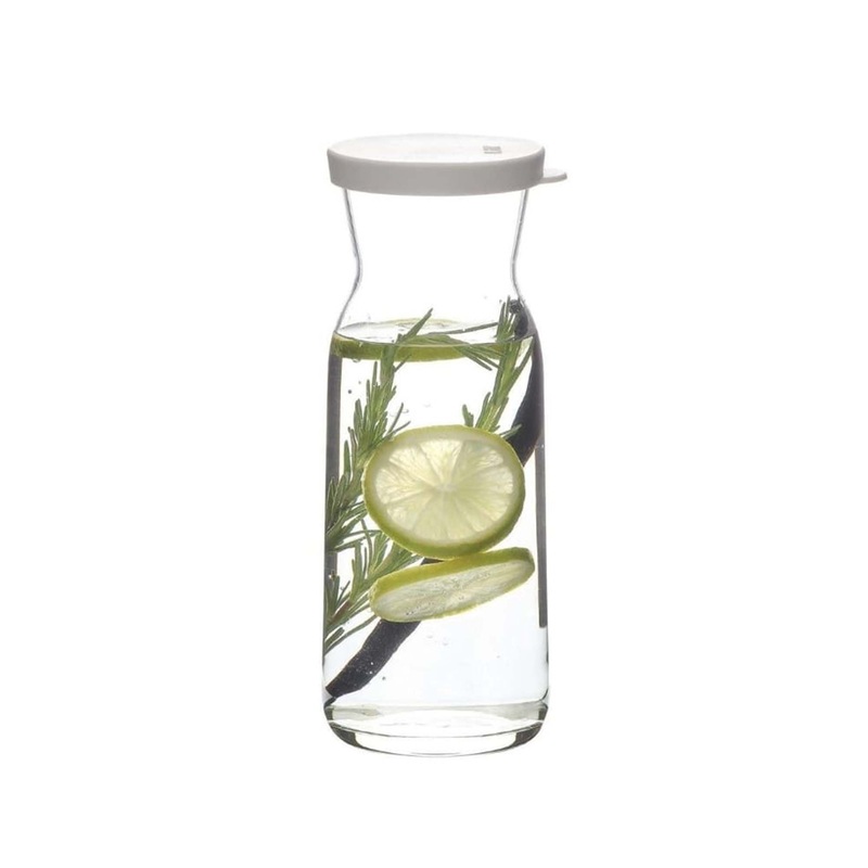 500ml Glass Bottle With White Silicone Lid