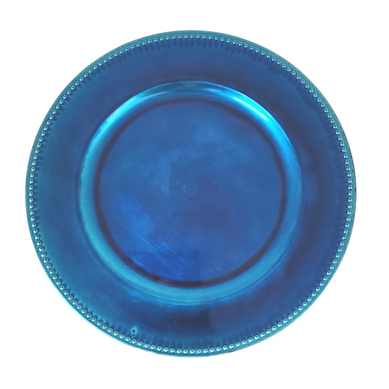 Blue Underplate With Bead