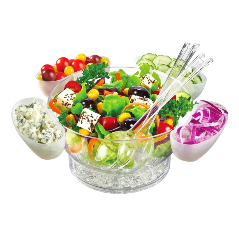 Cold Bowl With Vented Ice Chamber