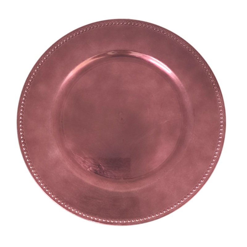 Purple Underplate With Bead