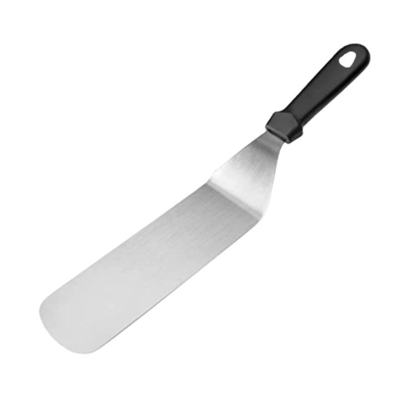 Solid Turner Stainless Steel With Black Handle Plastic