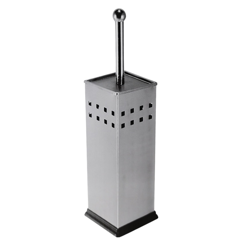 Stainless Steel Square Toilet Brush With Holder