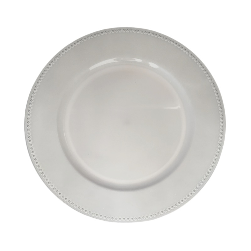 White Bead Underplate