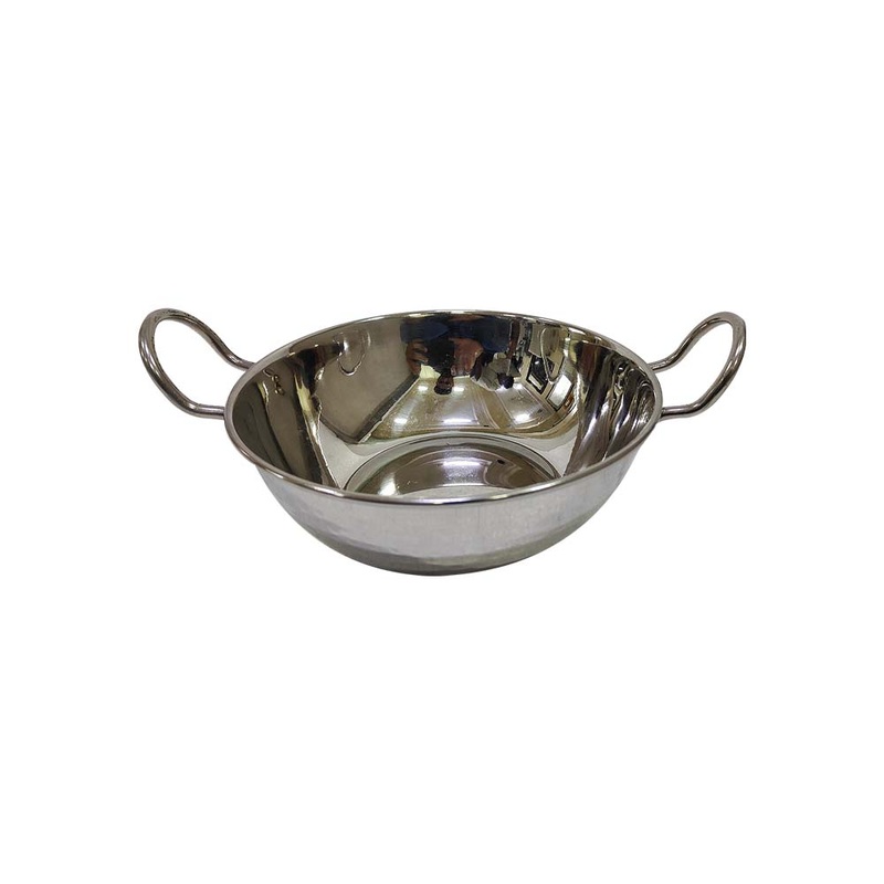 18cm Stainless Steel Double Wall Khadai