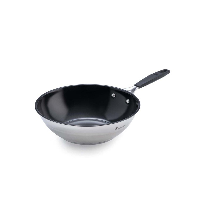 28cm Stainless Steel Wok