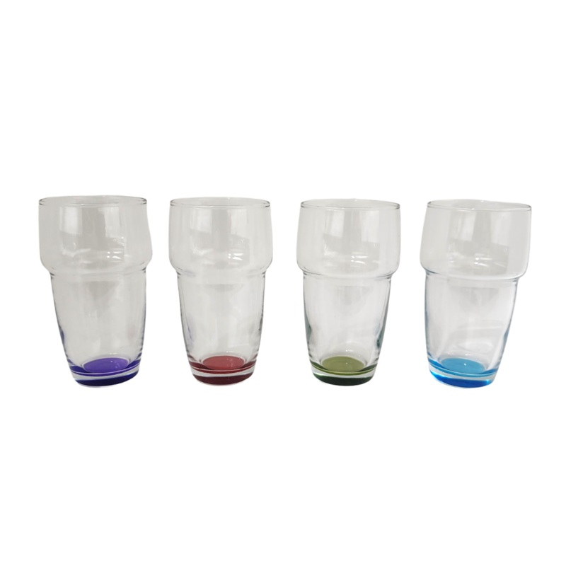 3 Piece 340ml Coral Galata Hi Ball Glass