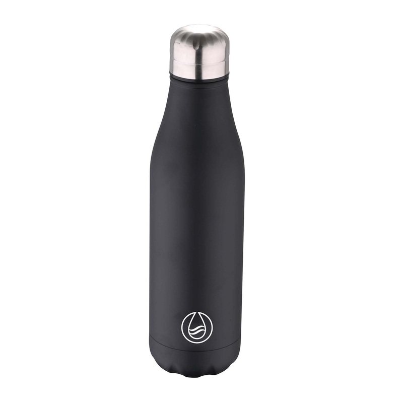 500ml Stainless Steel Vacuum Cola Bottle Black