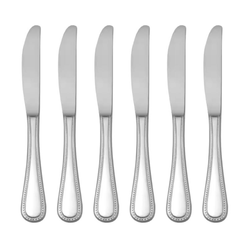 6 Piece Stainless Steel Table Knife Set