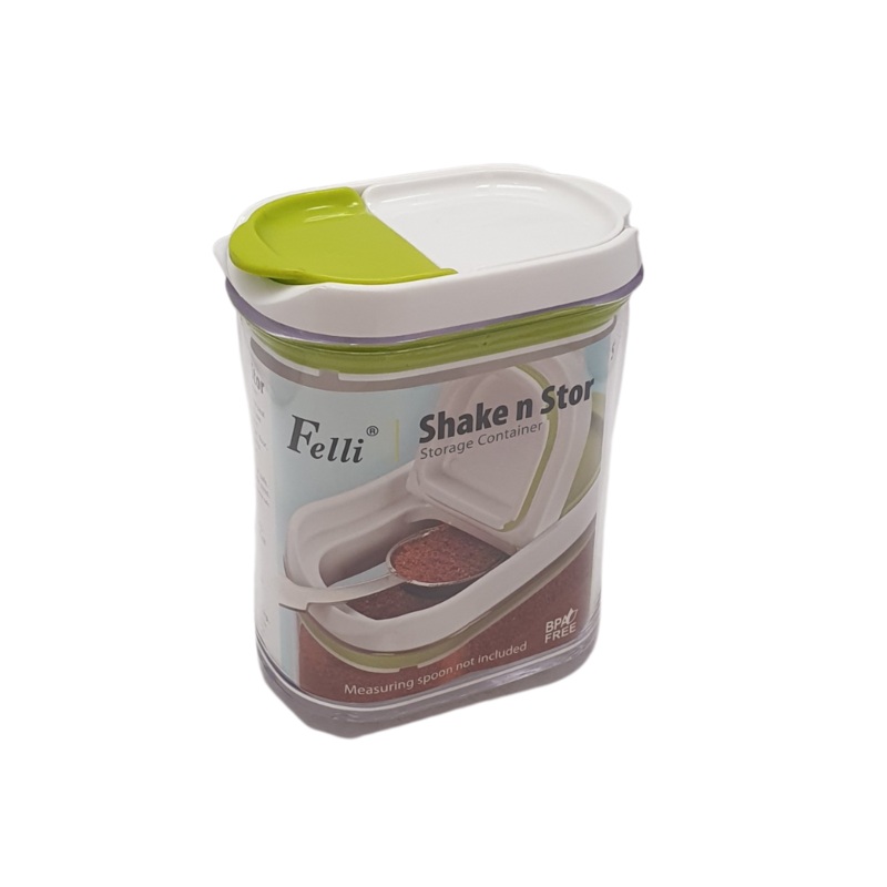 0.34 Litre Green Shake And Store Storage Container