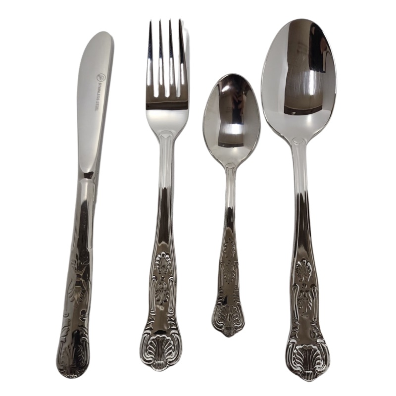 24 Piece Kings Stainless Steel Cutlery Set