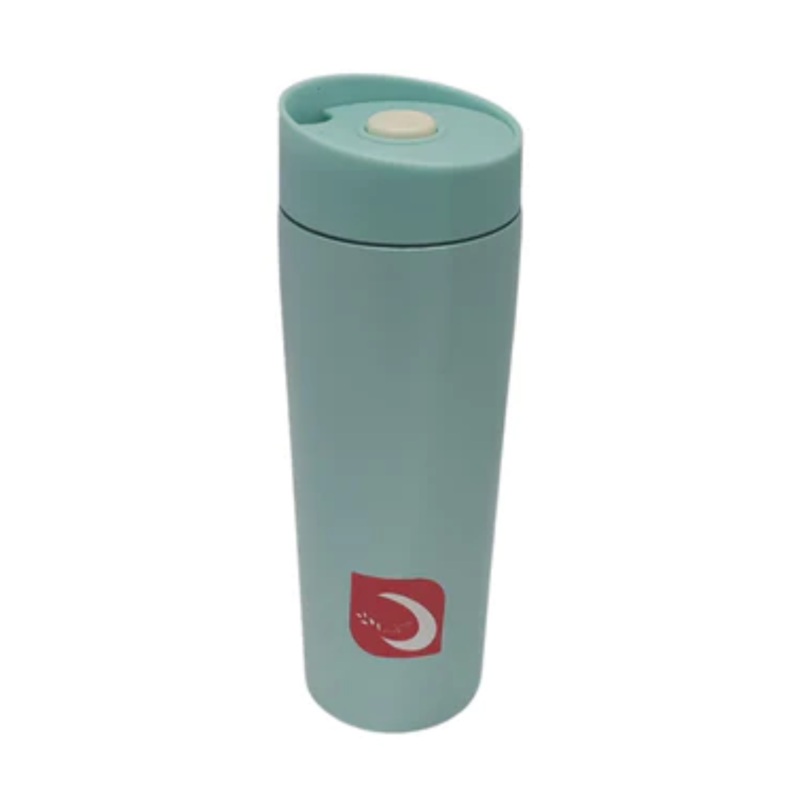 400ml Blue Stainless Steel Vacuum Travel Mug