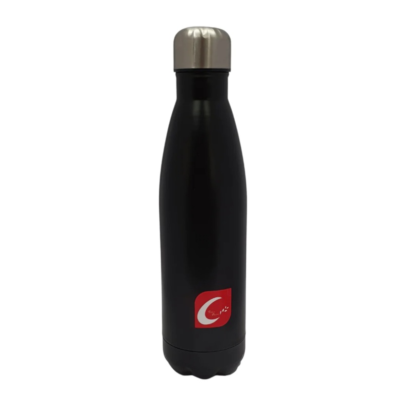 500ml Black Stainless Steel Water Bottle