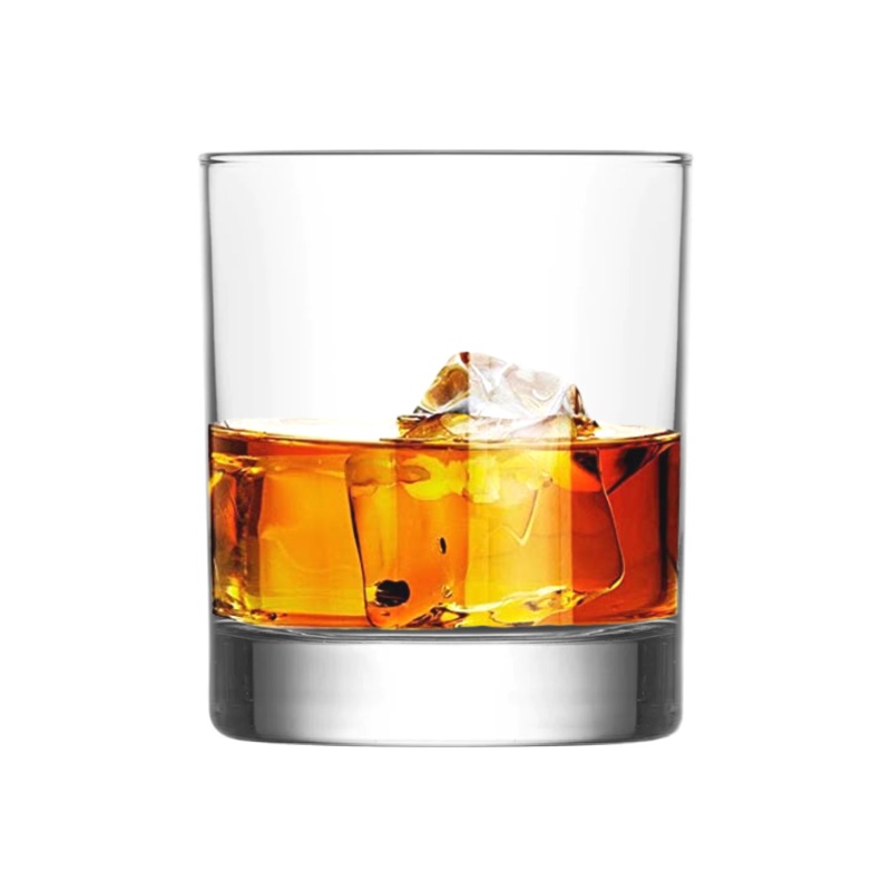 6 Piece 320ml Ada Clear Whisky Glass