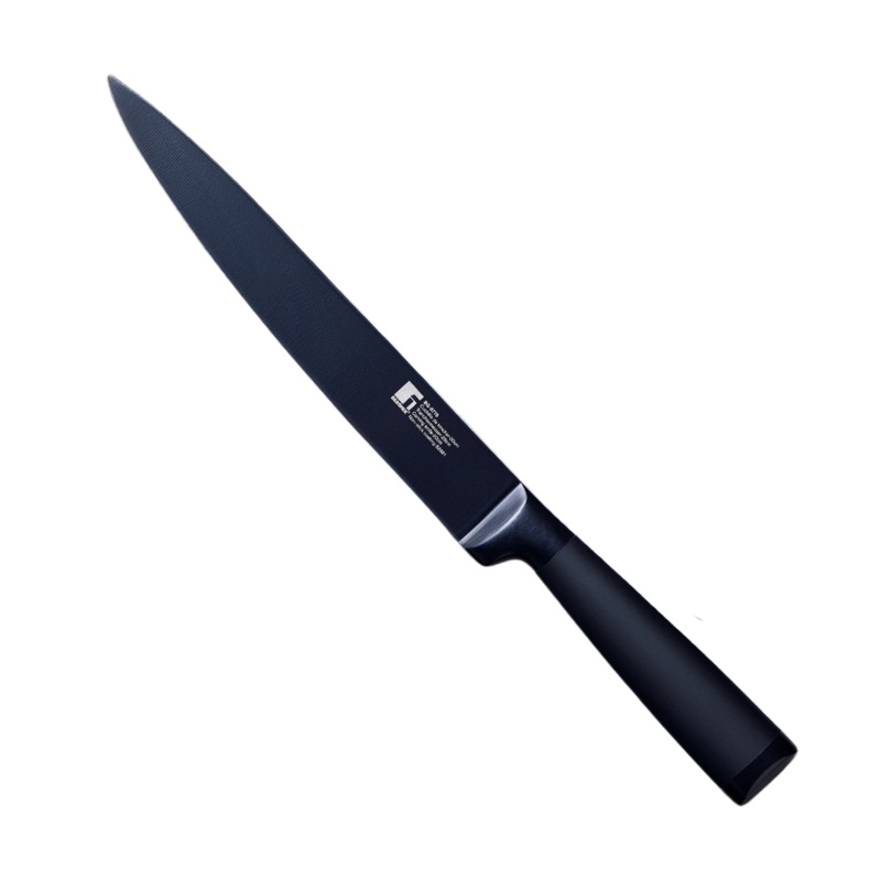 Black Blade Stainless Steel Carving Knife