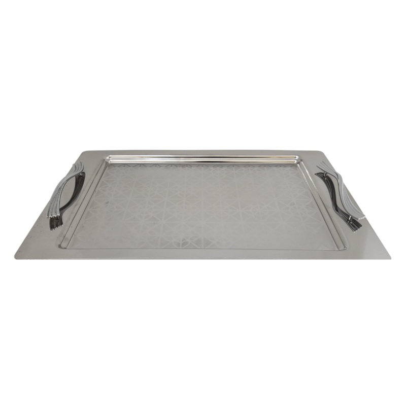 18-10 Stainless Steel Flower Tray With Handles